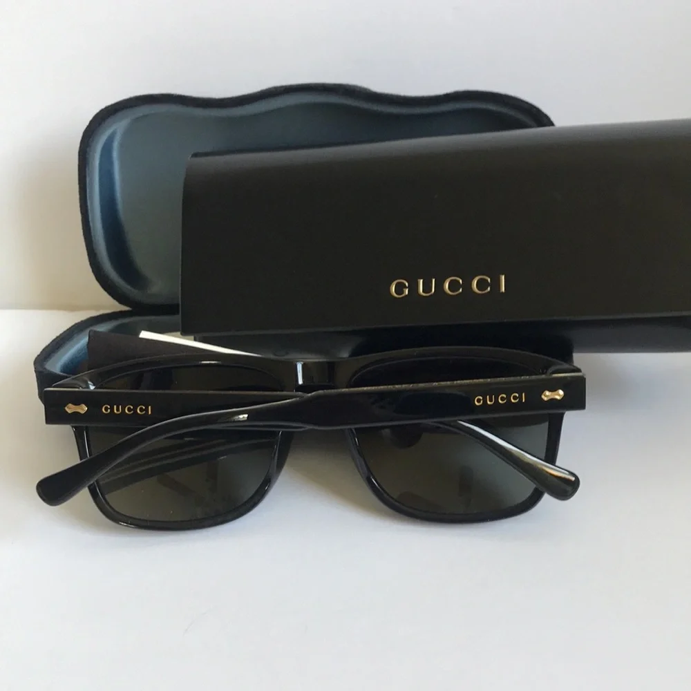 Gucci Gg0911s 001 Men's Black Sunglasses - Classic Square Frame